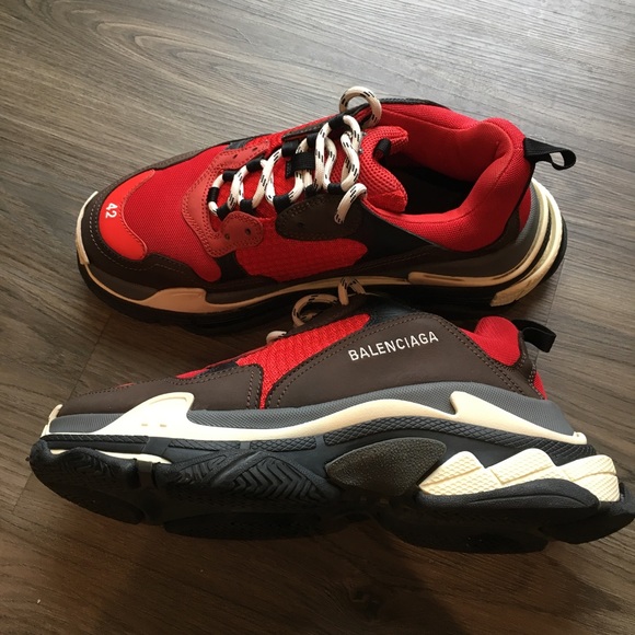 Red Balenciaga mens size 9 - Picture 1 of 3